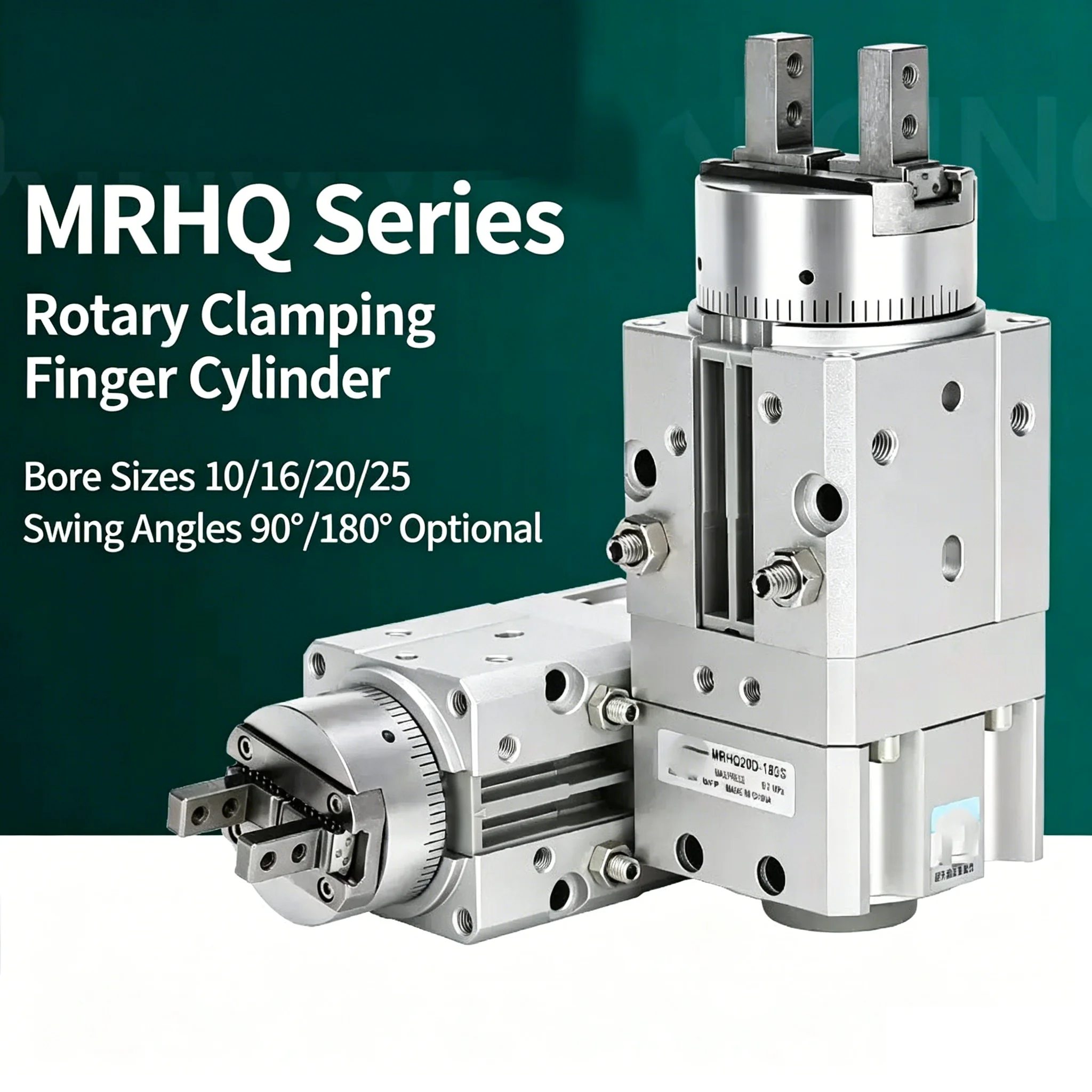 MRHQ10D-90S-N MRHQ16D-90S-N MRHQ20 MRHQ16 MRHQ25 Rotary Actuators Air Grippers Angular Air Pneumatic Cylinder Piston Claw