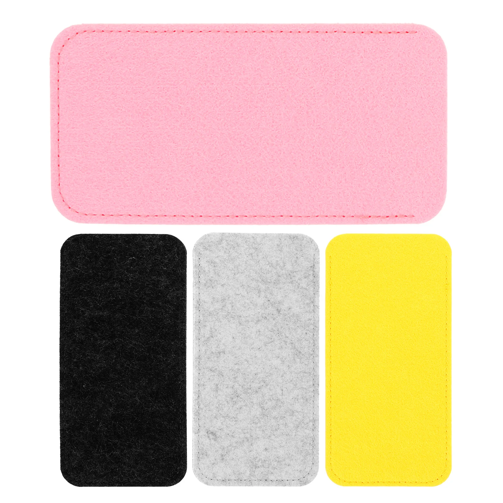 

4Pcs Felt Glasses Pouch Soft Eyeglass Case Reading Sunglasses Storage Bag Travel Case Glasses Pouch Sunglass Holder