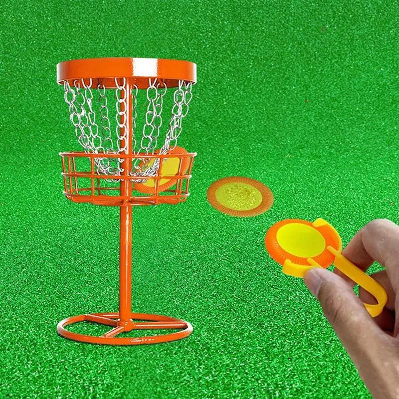 Disc Golf Basket Target Heavy Duty Throwing Training Net Basket Portable Throwing Chain Target Outdoor Sports Accessories