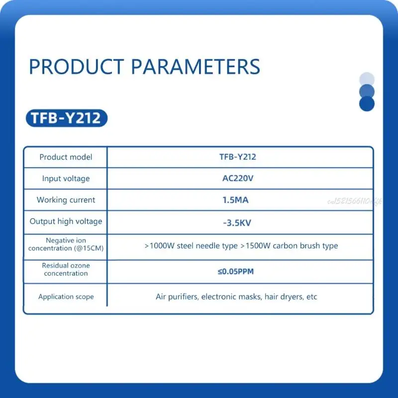 27RB Ионовый фенеральный аксессуарный генератор ионов для статического сокращения для статического сокращения