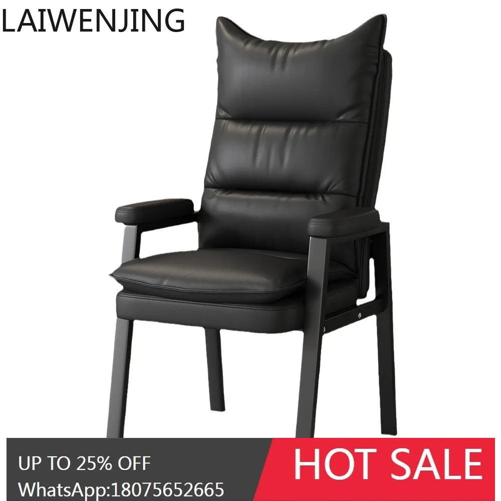 HLZ Mahjong Chair for Game Room, Comfortable Long-Sitting Chair for Tea House and Office