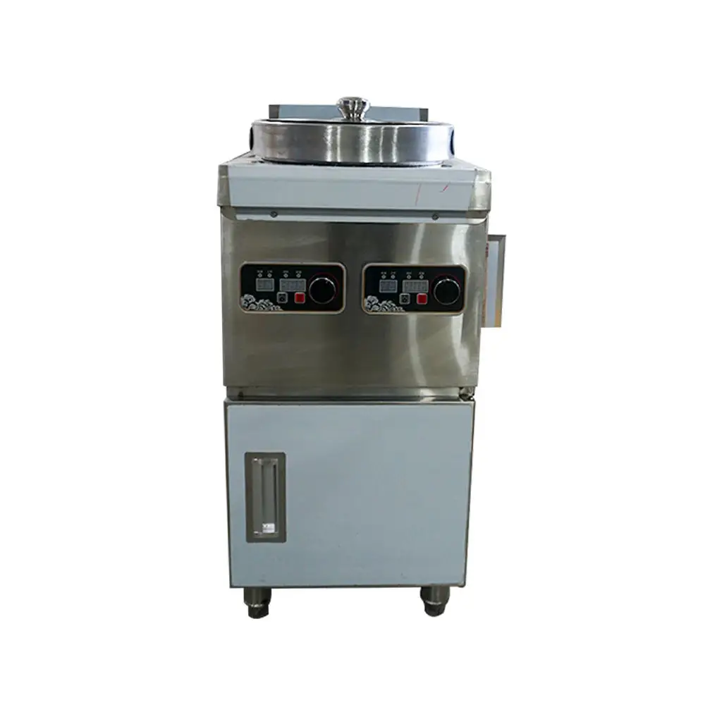 Commercial Hotel Restaurant Intelligent Fully Automatic Lifting Electric 2 Burners Waterproof 3.5KW Stainless Steel Cooker
