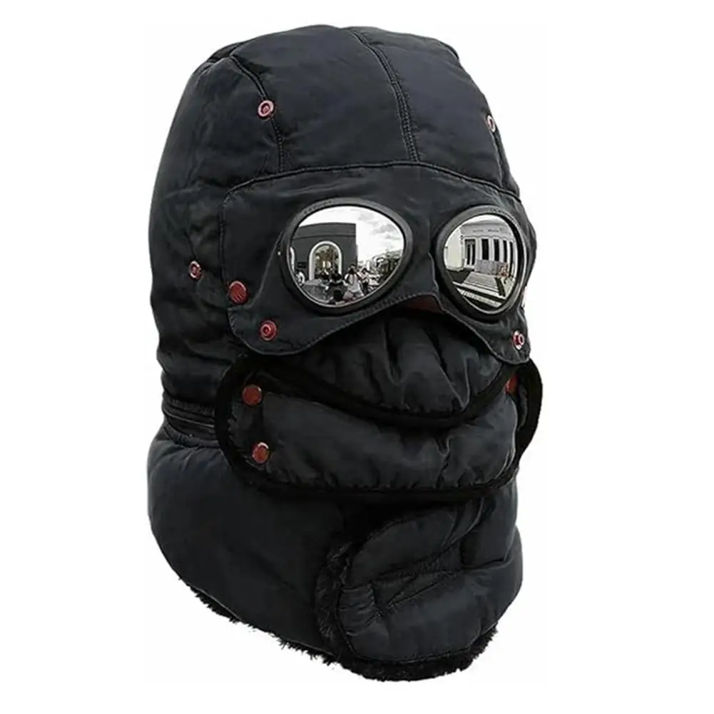 AliExpress NONE 1pcs Unisex Solid Color Lei Feng Hat Winter Earflap Hat Keep Warm Ski Hat Bomber Hat for Outdoor Riding Snow Activities
