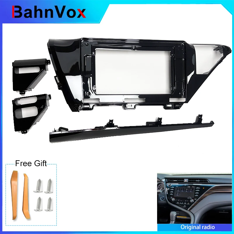 

10 inch Android Car Radio Fascias Android MP5 Stereo Player For TOYOTA CAMRY 8 XV 70 2017-2020 2Din Head Unit Panel Frame panel