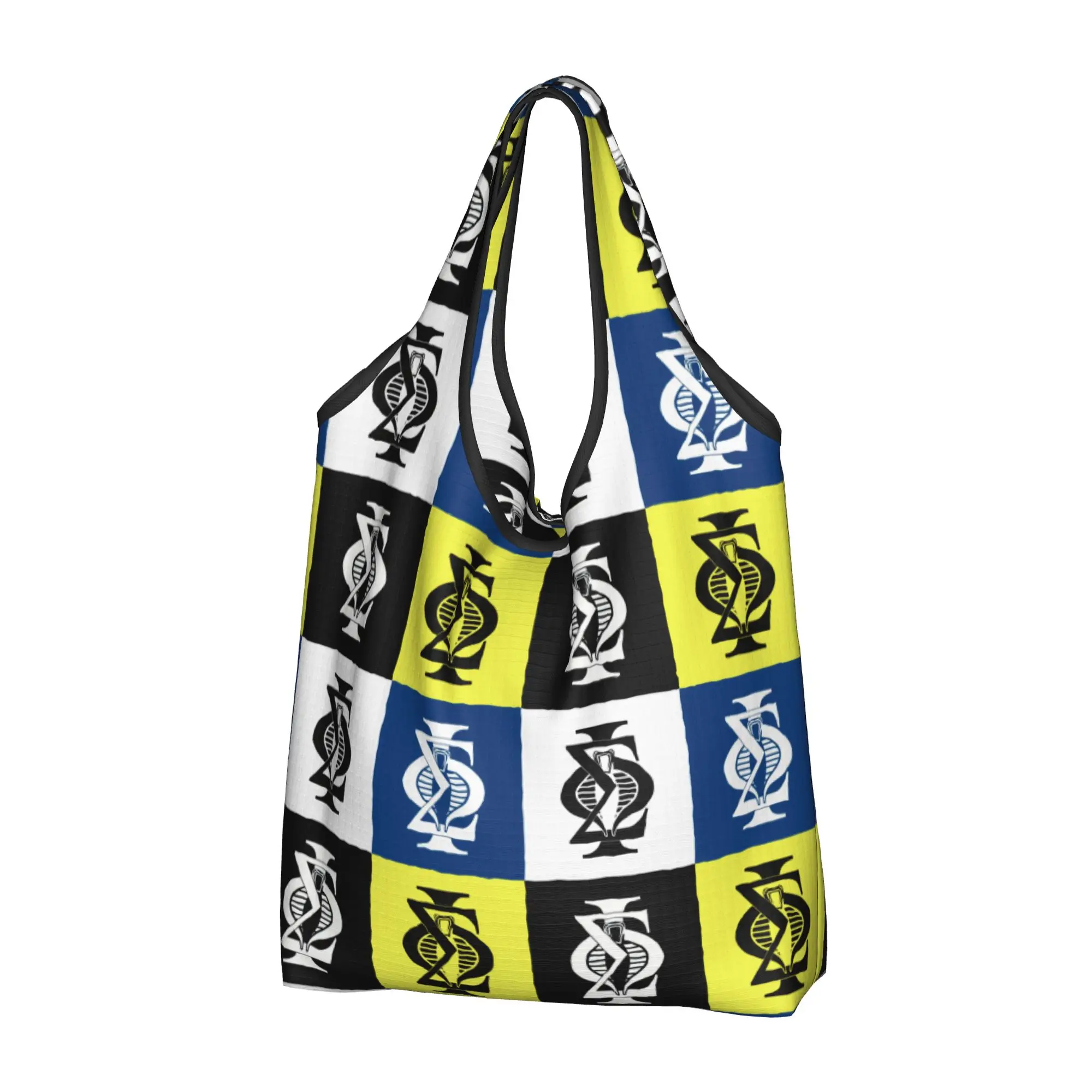 Custom Sigma Phi Society Checkered Plaid 1827 Shopping Bags Women  Grocery American College Fraternity  Shopper Tote Bags
