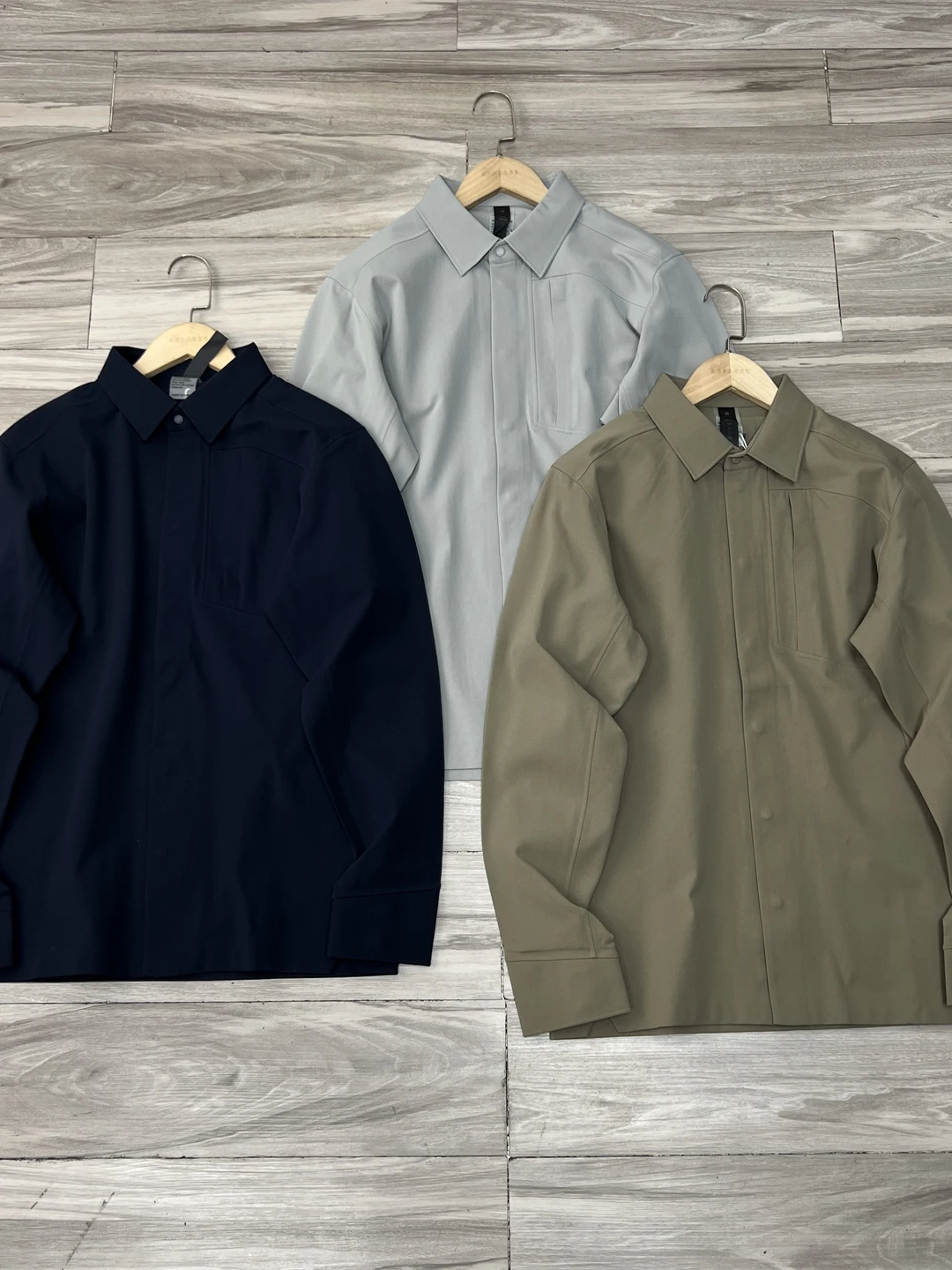 

Men's Outdoor Casual irt Jaet Soft ell Qui Dry Breathable Windproof Polyester Fiber Stand Fit Faion Urban Sle