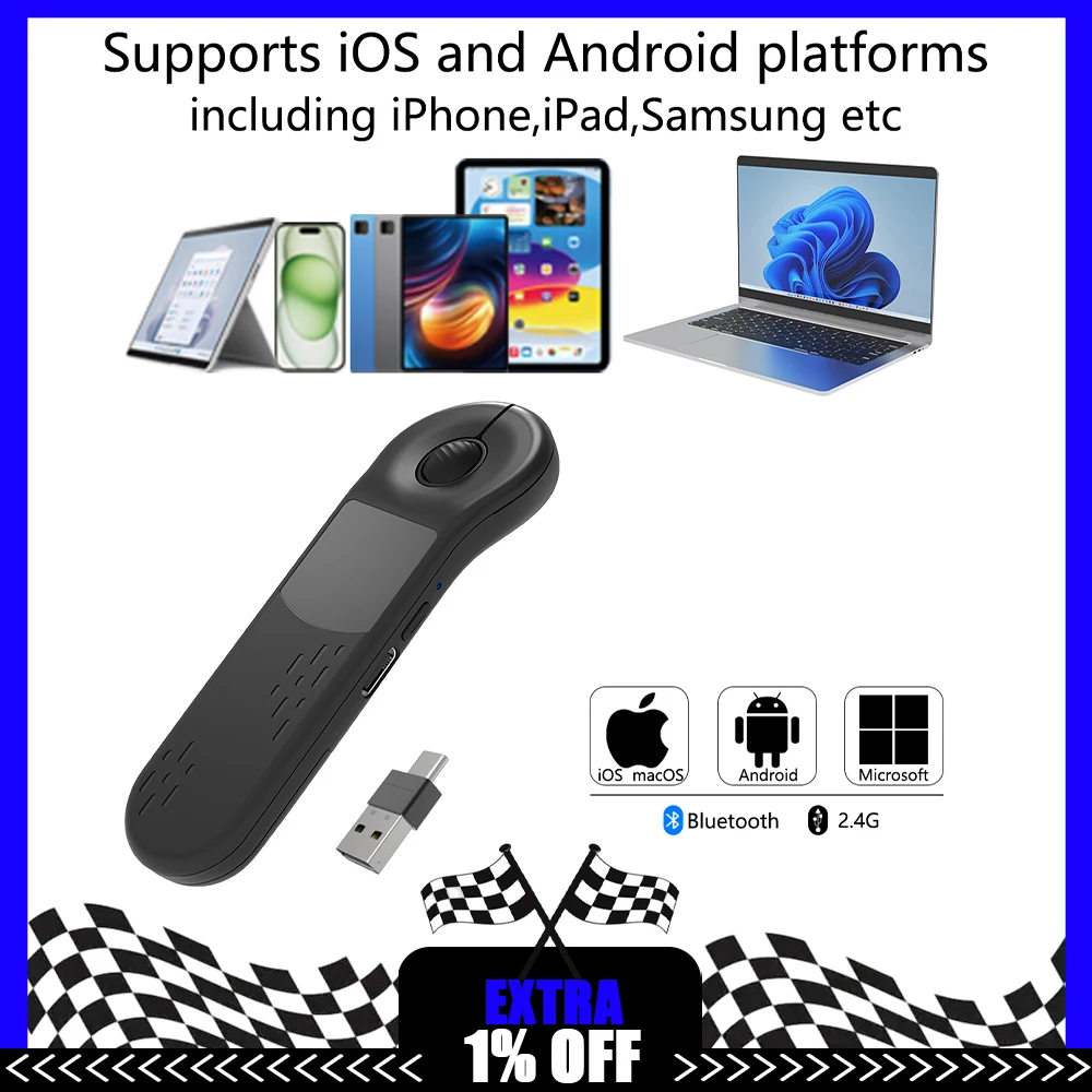 

D13pro кольцевая мышь беспроводная Bluetooth мышь пульт дистанционного управления TikTok короткое видео PPT контроллер поворота страниц мобильный телефон планшет