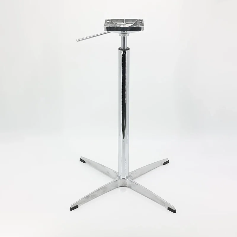 

Aluminum Alloy Computer Chair Cross Foot Can Lift Tea Table Bracket And High Table Leg Leisure Bar Chair Chassis Accessories