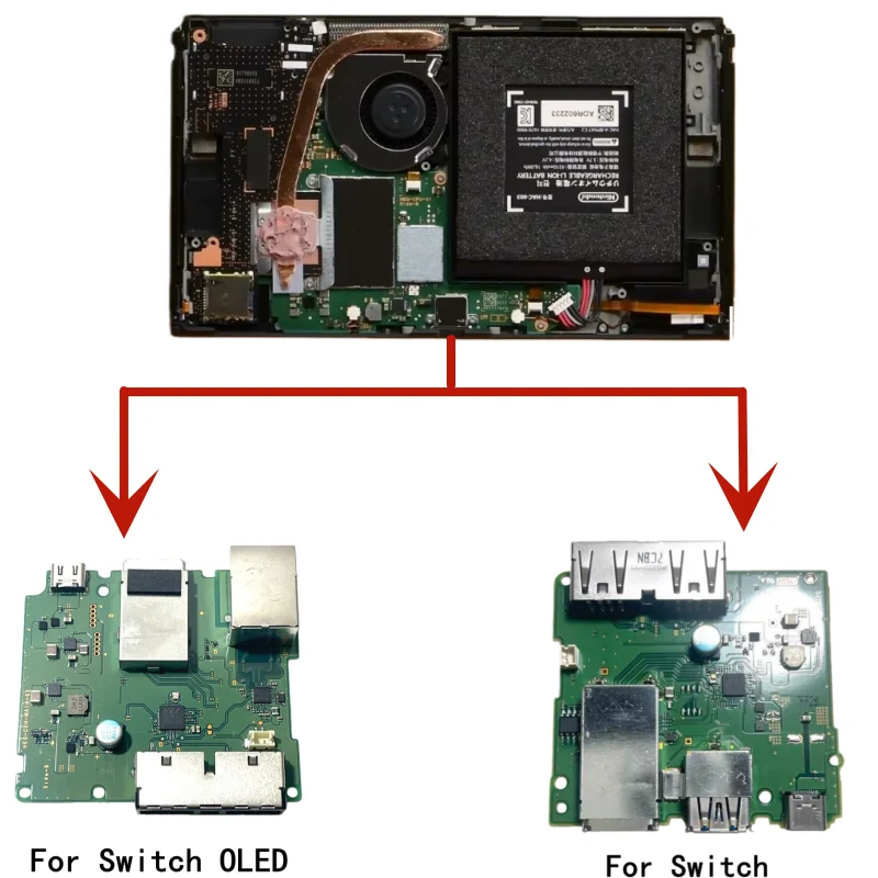 For NS Switch /Switch OLED HDMI-Compatible Charging Circuit Board Repair Part for NS Switch /NS Switch OLED Charging PCB Board