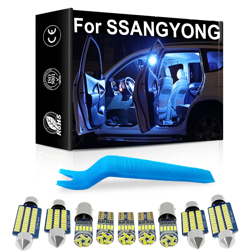 

Vehicle Canbus Interior LED Light For SSANGYONG Rexton Korando KJ C Musso Actyon Sports Grand Tivoli Turismo Kyron Indoor Lamp