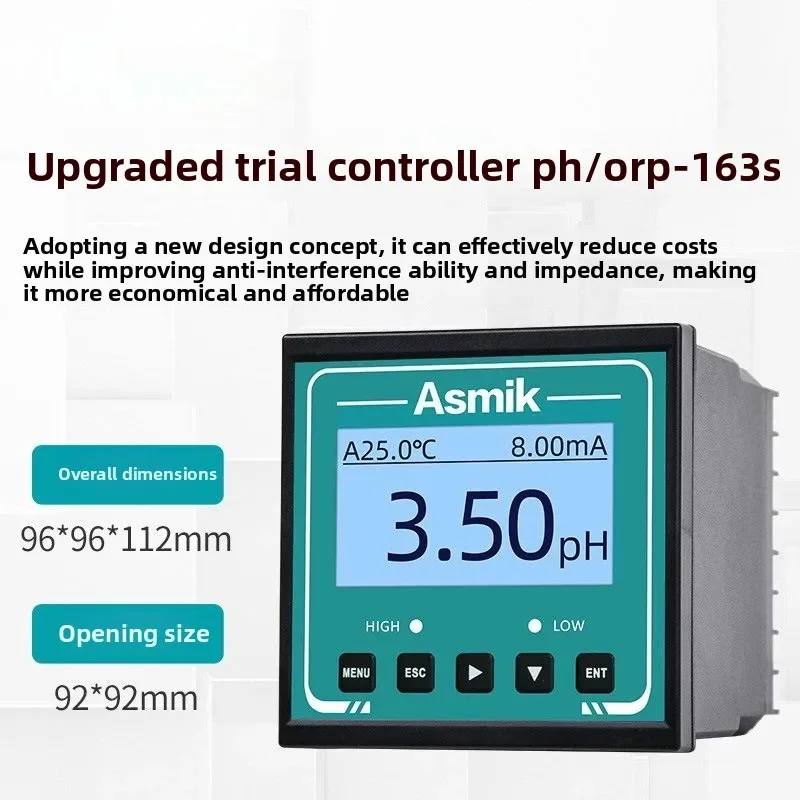 Industrial PH Meter PH Water Quality Analyzer Sewage Detection Acid And Alkali Dosing Device PH Meter Tool