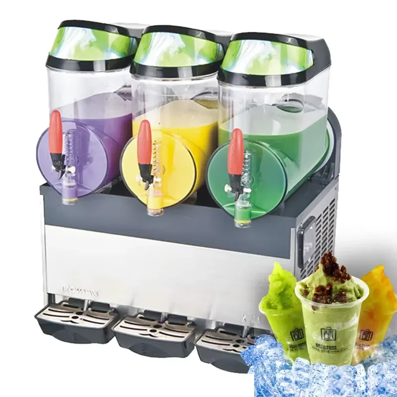Commercial Slushers Industrial Frozen Beverage Machines for Business Use Heavy Duty Ice Slush Maker for Smoothies and Drinks