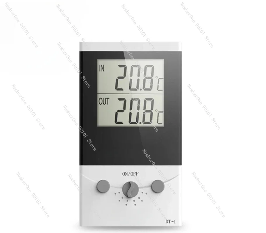DT-1 thermometer, refrigerator fish tank pet household electronic outdoor dual-channel temperature measurement