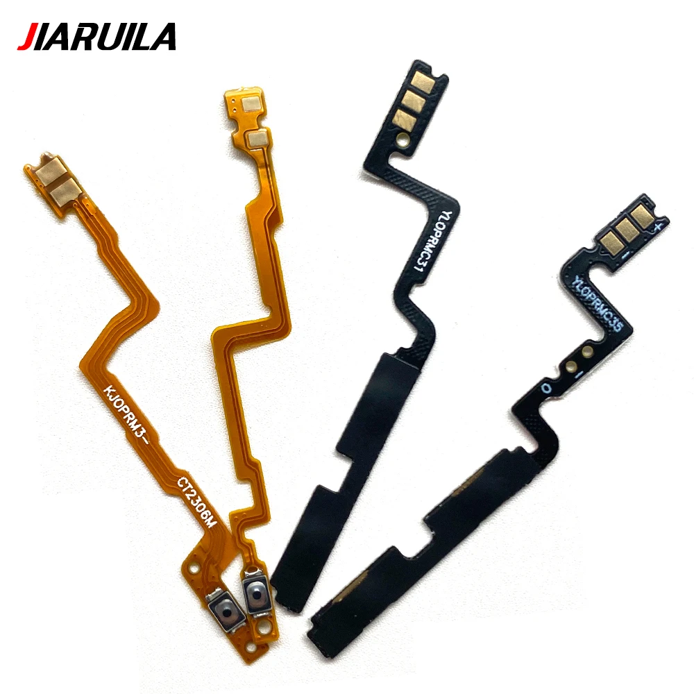 50Pcs，NEW Power on/off Volume Key Button Flex Cable Ribbon For OPPO 3S A5 2020 A31 Realme 8 8i 8 9 11X 5G 10 Pro Plus 10S 11 Pro