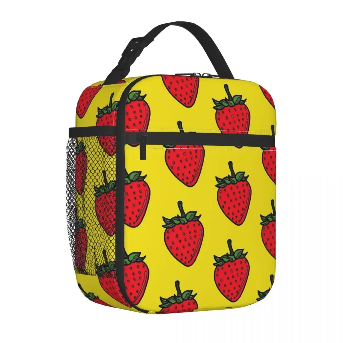 

Insulated Lunch Bags Strawberry Yellow Product Cute Fruit Storage Food Box Ins Style Thermal Cooler Lunch Box For Office