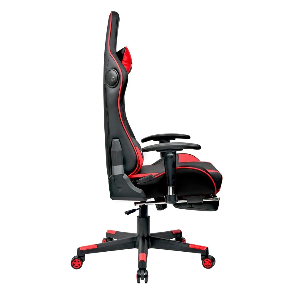 YYHCCheap Racing Gamer Computer Drehbare Büroausrüstung Modernes Design Liegender Laborstuhl Leichter Lautsprecher Ledermaterial Massage Feat