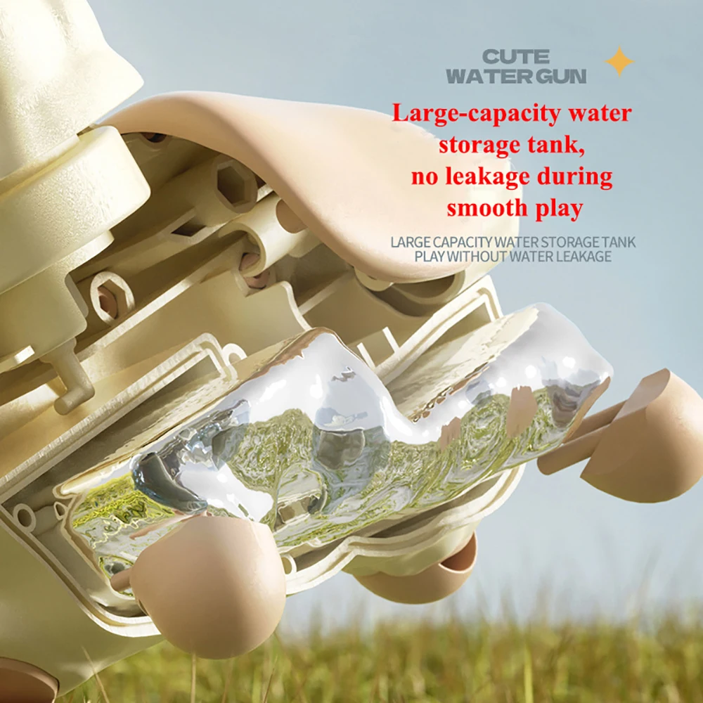 1 unidad de pistola de agua pulverizada de Alpaca creativa para niños, juguetes de verano para piscinas de playa, juguetes de agua aspersantes de dibujos animados para niños y niñas