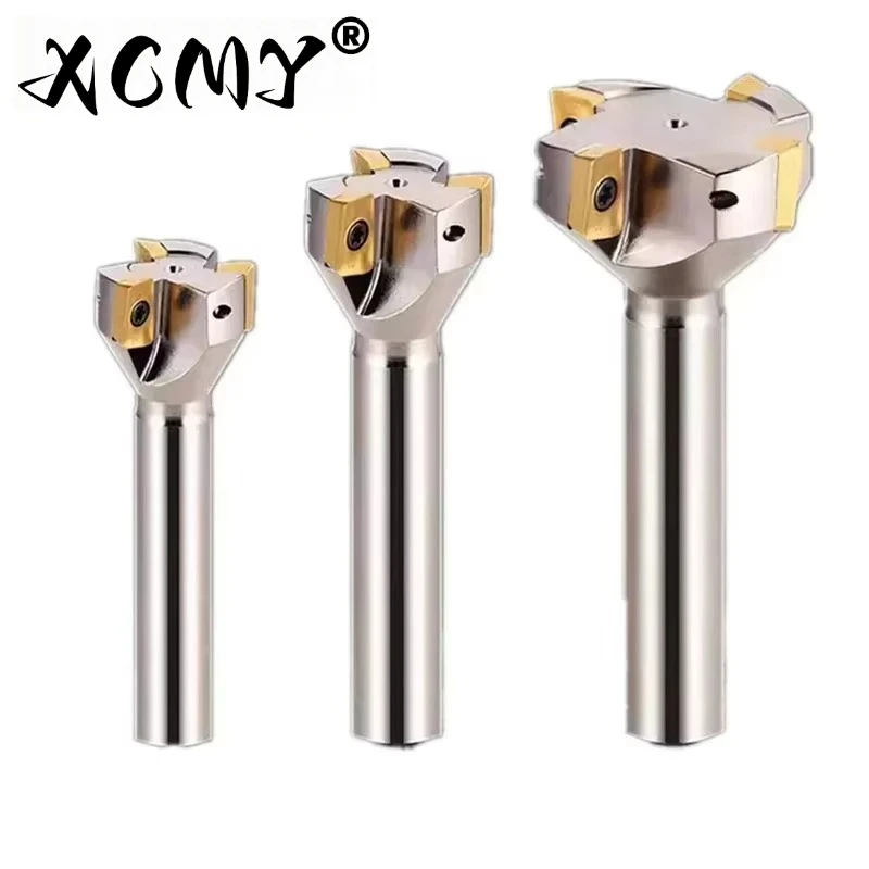 300R 400R C10 C12 C16 C20 16 17 20 25 28 30 35 One-piece right Angle R0.8 straight shank milling cutter Common milling machine