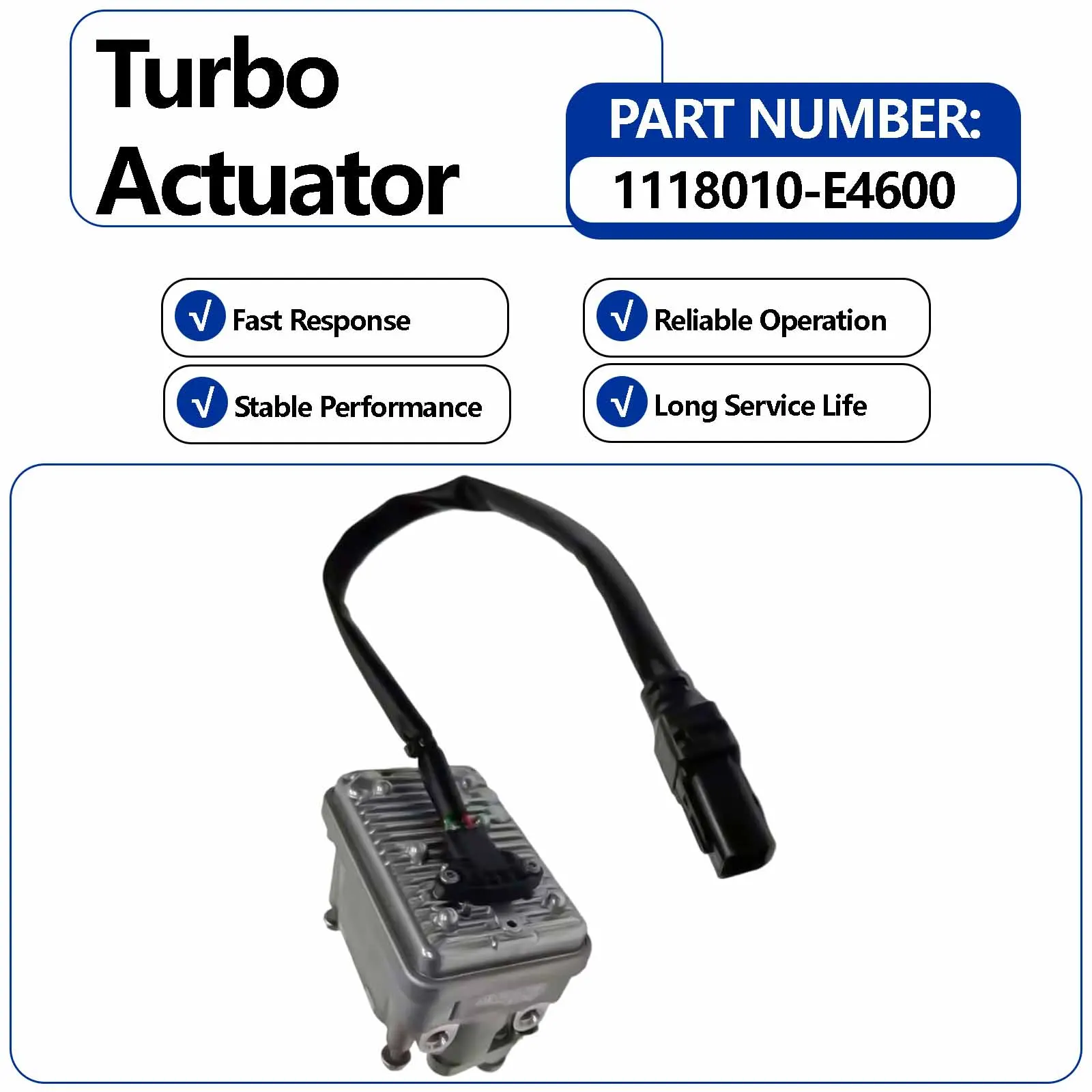 12V Turbo Eletronic Actuator 5900 Series 59001107728 For Chevrolet Silwerado GMC Sierra(2010-2014)