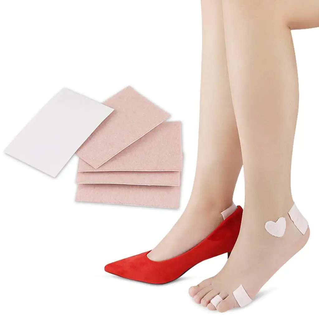 

5pcs Suede Adhesive Pads Feet Stickers Anti-wear Padding Free Cut Unisex