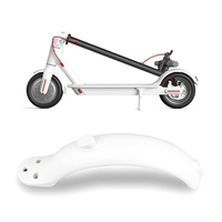 Electric Scooter Mudguard Rear Taillight Tire Splash Fender Back Wing Bracket Cable For M365 Sco Kit-AT20