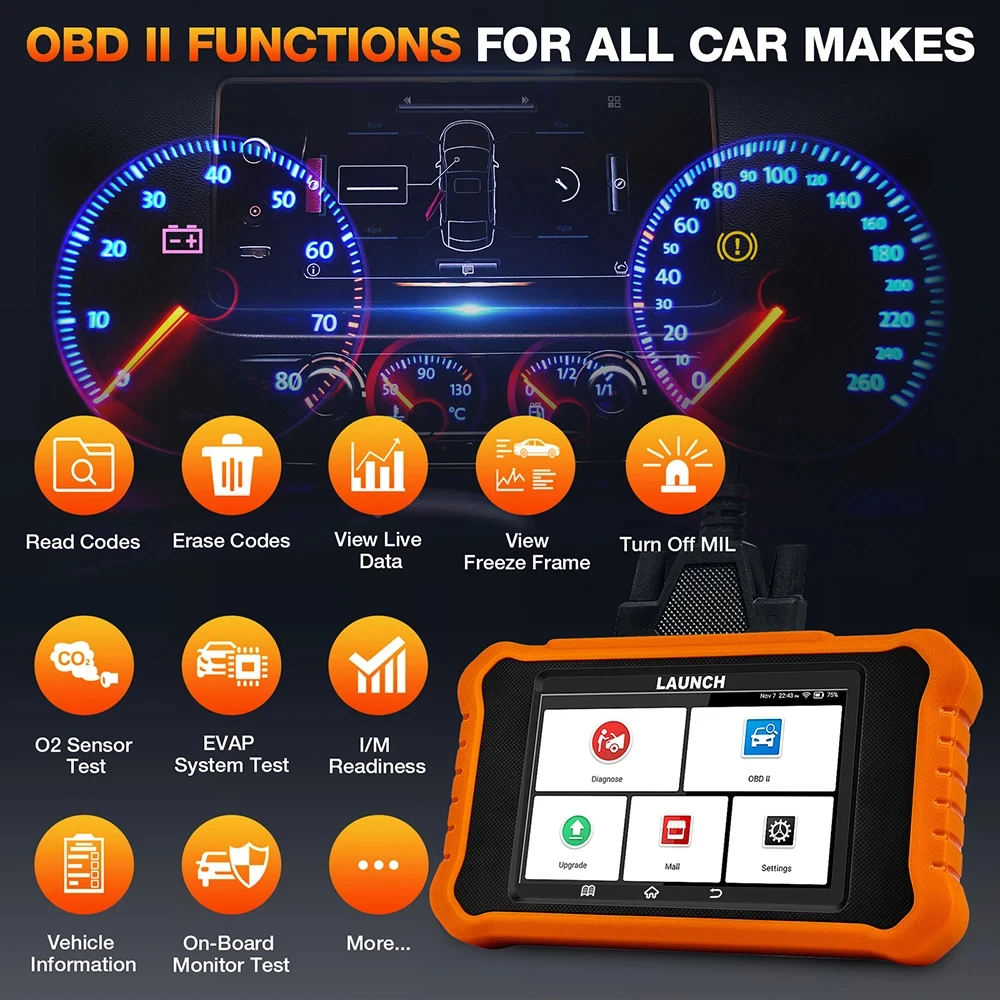 LAUNCH X431 Elite 2.0 EliteV2.0 PRO Full System Car DiagnosticTools ECU Coding Free Update for BMW for BENZ Audi