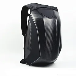 Classic Black Moto Bags Mach Racing Motorcycle Backpack borsa da Moto impermeabile in fibra di carbonio Riding MX Motocross borse da viaggio