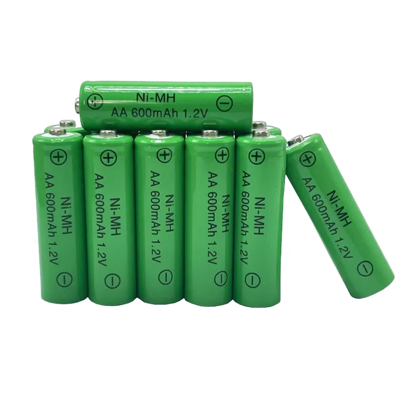 2-50 PCS AA 1.2V 600mAh Rechargeable Battery NI-MH Battery Suitable for Clocks  Mice  Remote Controls  Toys MP3/MP4  Etc