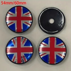 54mm/60mm 4Pcs Car Wheel Center Hub Cap Rim Cover For Mini Cooper Countryman Clubman F56 F55 R55 R56 R60 F60 Auto Accessories