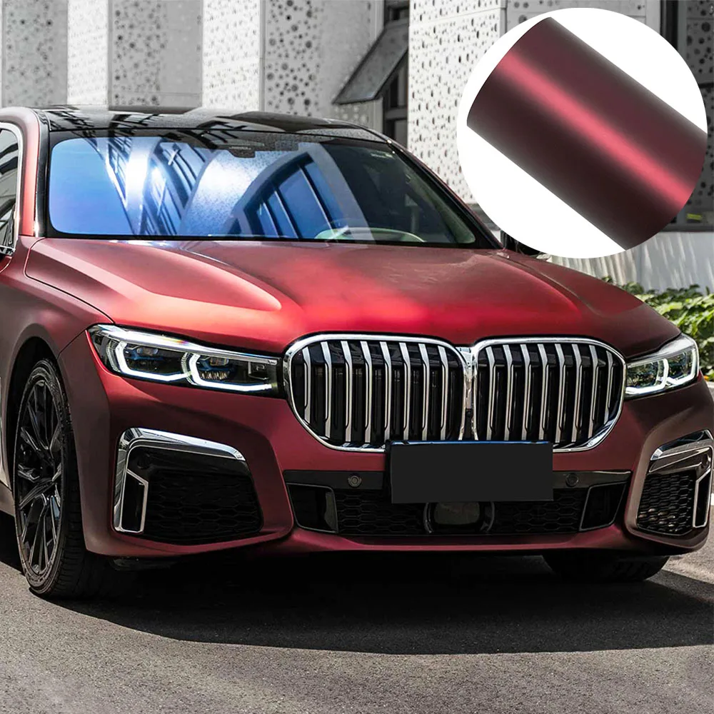 Mate Liquid Metal Dragon Blood PVC Car Vinyl Wrap Film with PET Release Liner Air‑Channel Bubble Free Auto Color Change Sticker