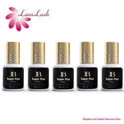 5 Bottles Korea IB Ibeauty Super Plus Glue For Eyelash Extensions Original 5ml Black Glue Gold Cap Korea 1-2 Seconds Drying Time