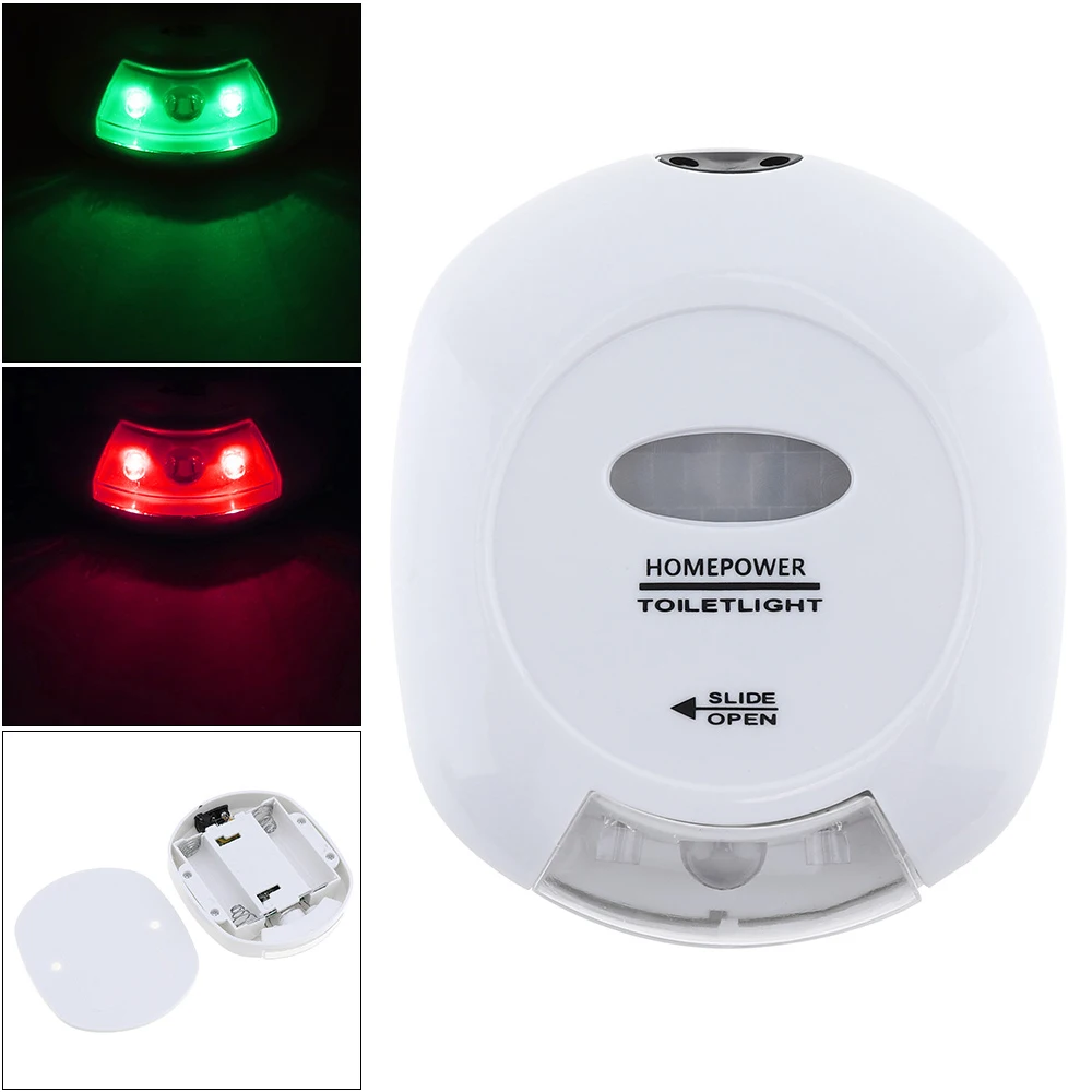 8 Colors Waterproof LED Night Light Toilet Bowl Backlight Night Light Motion Sensor For Home Corridors, Bathrooms, Hallways