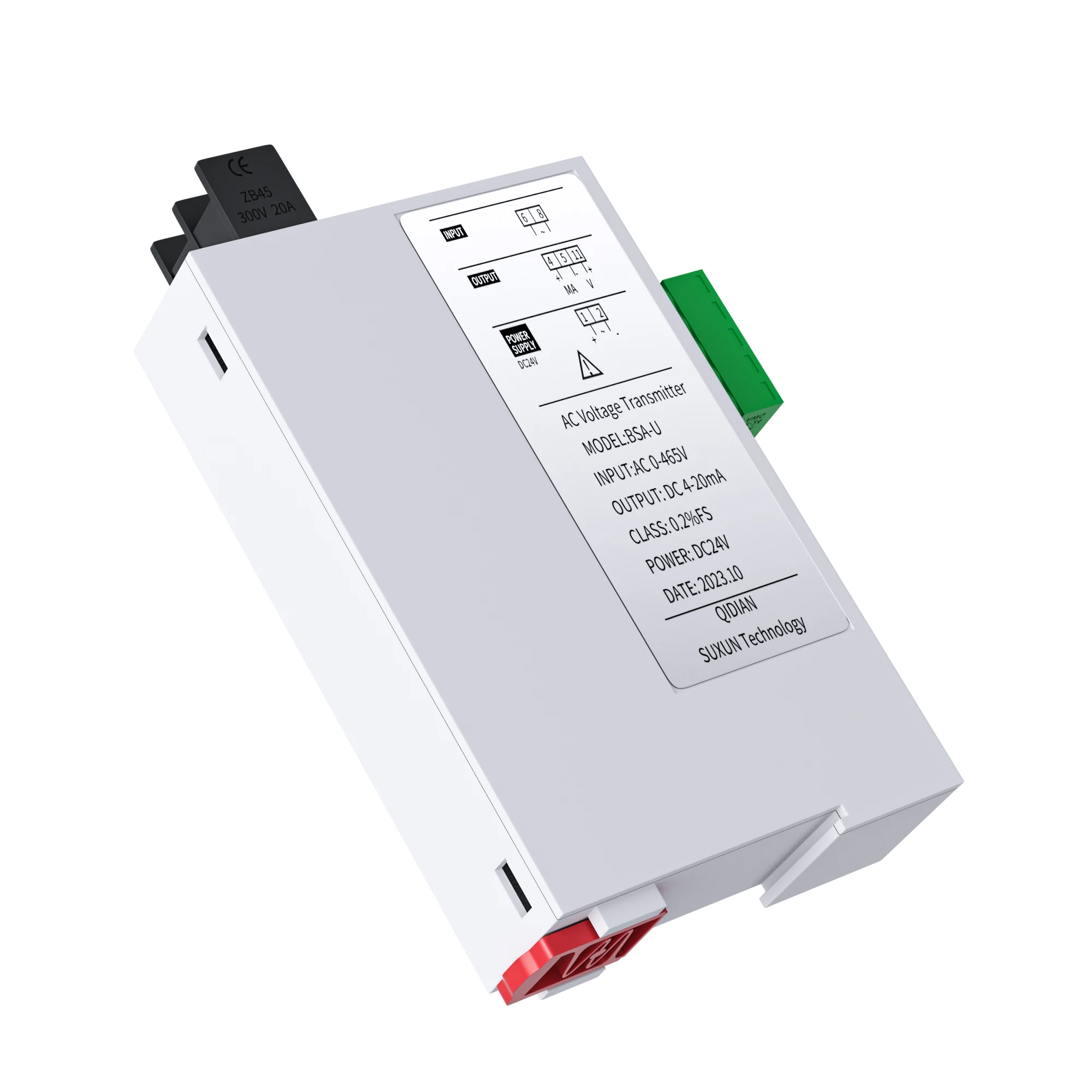 High Reliability Voltage Sensor Converter AC 0-220V 0-380V 0-465V 0-500V to 4-20mA 0-20mA 0-10V 0-5V AC Voltage Transmitter