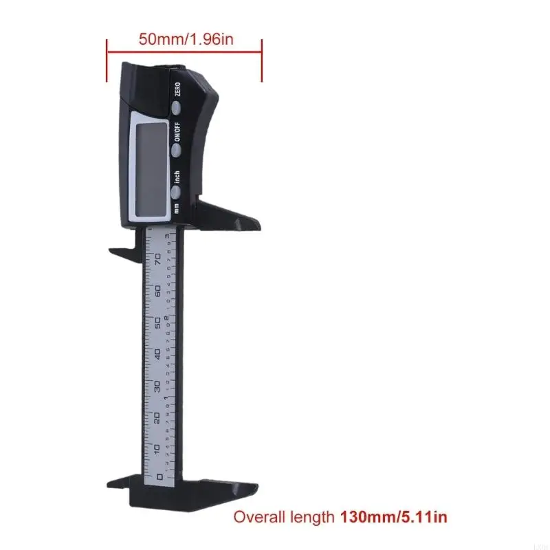 Calibro digitale LCD dimensioni tascabile LX0C con conversione unità