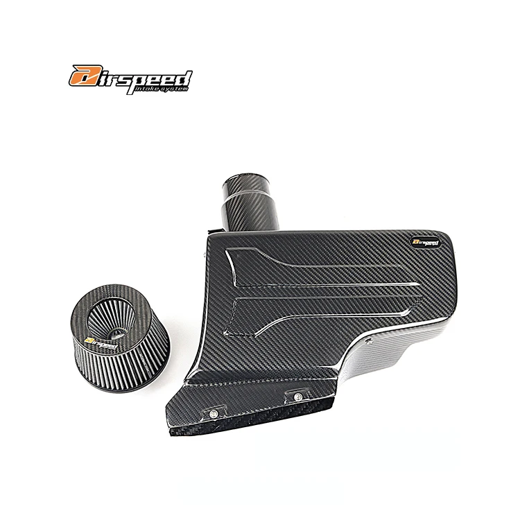 Airspeed Brand Very easy to install 100%  Carbon Fiber Cold Air Intake System For audis Q3 2.0T