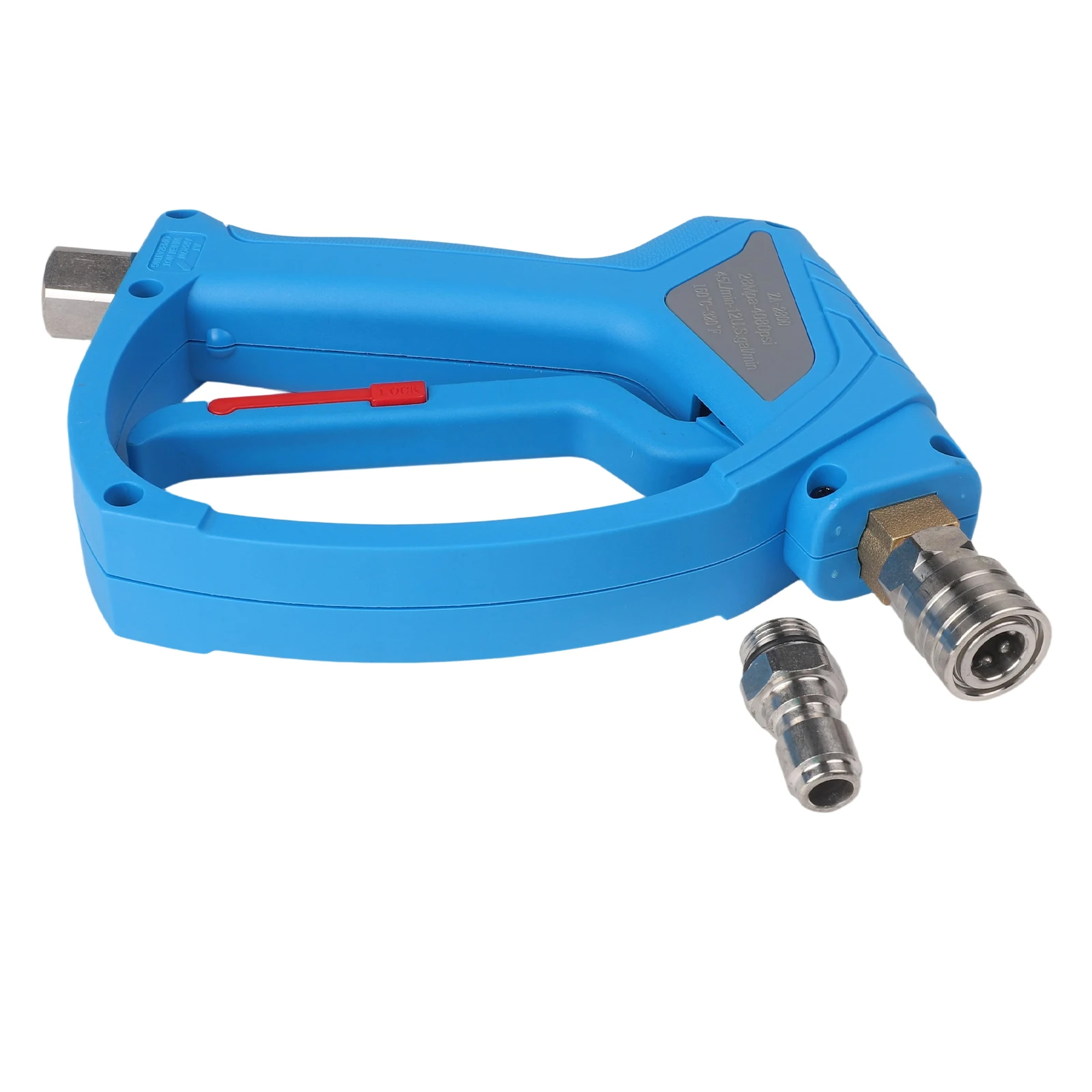 

For High Pressure Cleaning Pressure Washer Handle Quick Connect Hose Fitting Cleaning Handle Stainless Steel Tangle-Free Hose