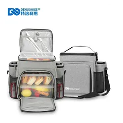 DENUONISS Neueste Design Fitness Mittagessen Tasche Erwachsene Männer/Frauen Isolierte Tasche Tragbare Schulter Picknick Thermische Obst Tasche Für Arbeit