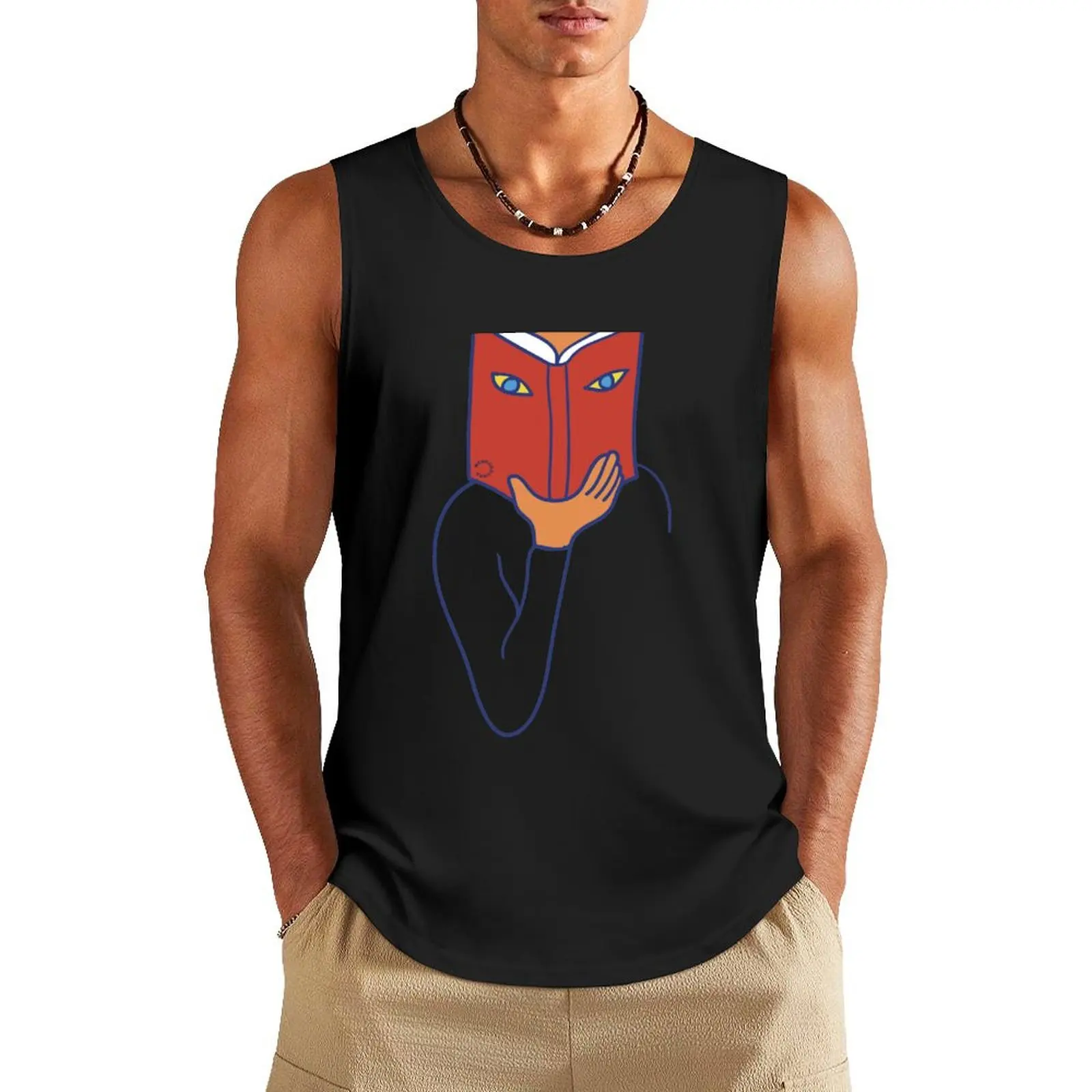 EYE BOOK Tank Top t-shirt for men Men gym sportswear