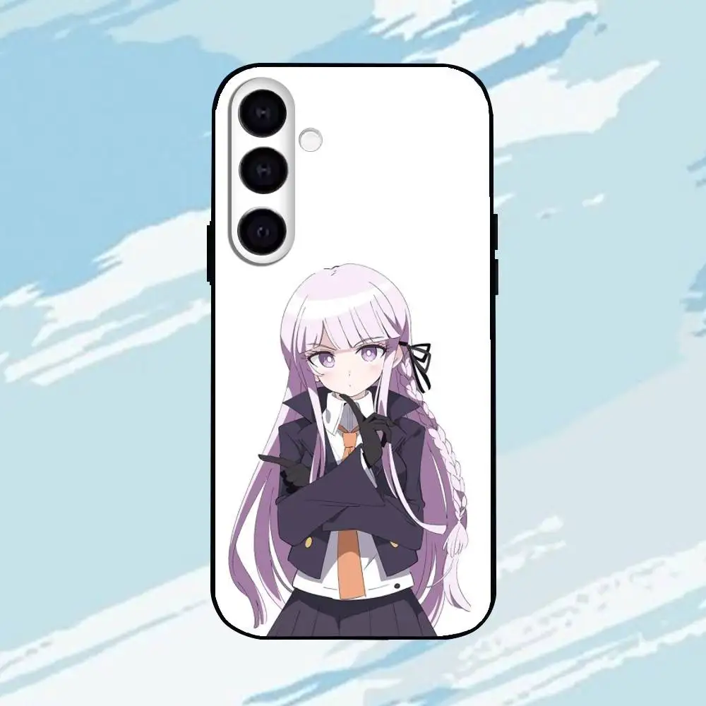Game D-Danganronpa-a zwarte shell telefoonhoes voor Samsung Galaxy A73, A72, A71, A70, A53, A52, A51, andere zachte zwarte shell