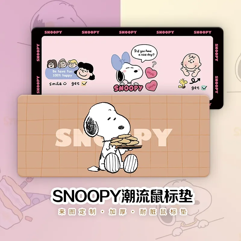 tapete-de-mesa-protetor-de-couro-rosa-xadrez-estrela-snoopy-antiderrapante-para-mouse-teclado-e-jogos-criativos-de-esports-ideal-para-escritorio