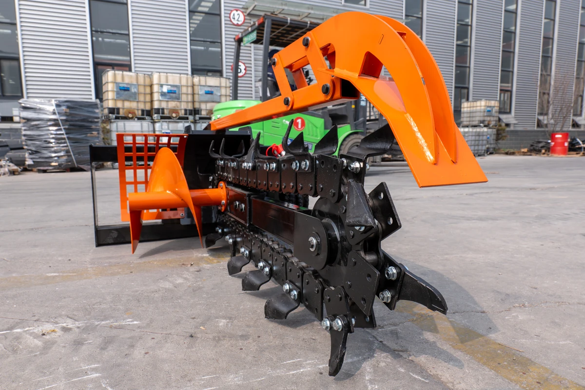 Agricultural Excavator Multi-Functional Chain Trencher Small Earth Trencher