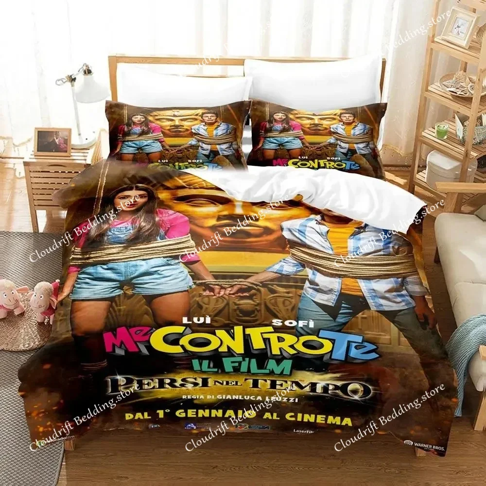 

Комплект постельного белья 3D Print Me Contro Te: пододеяльник, наволочки, одеяло, размеры King и Queen, для мальчиков и взрослых