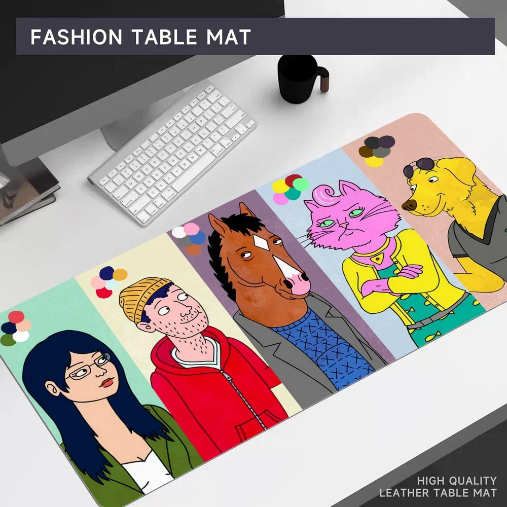 B-BoJack Horseman Mousepad Com Lockedge, Grande Mouse Pad, Esteira De Mesa Do Computador Do Escritório, Teclado De Mesa, Almofada Do Laptop, 80x30cm, XL