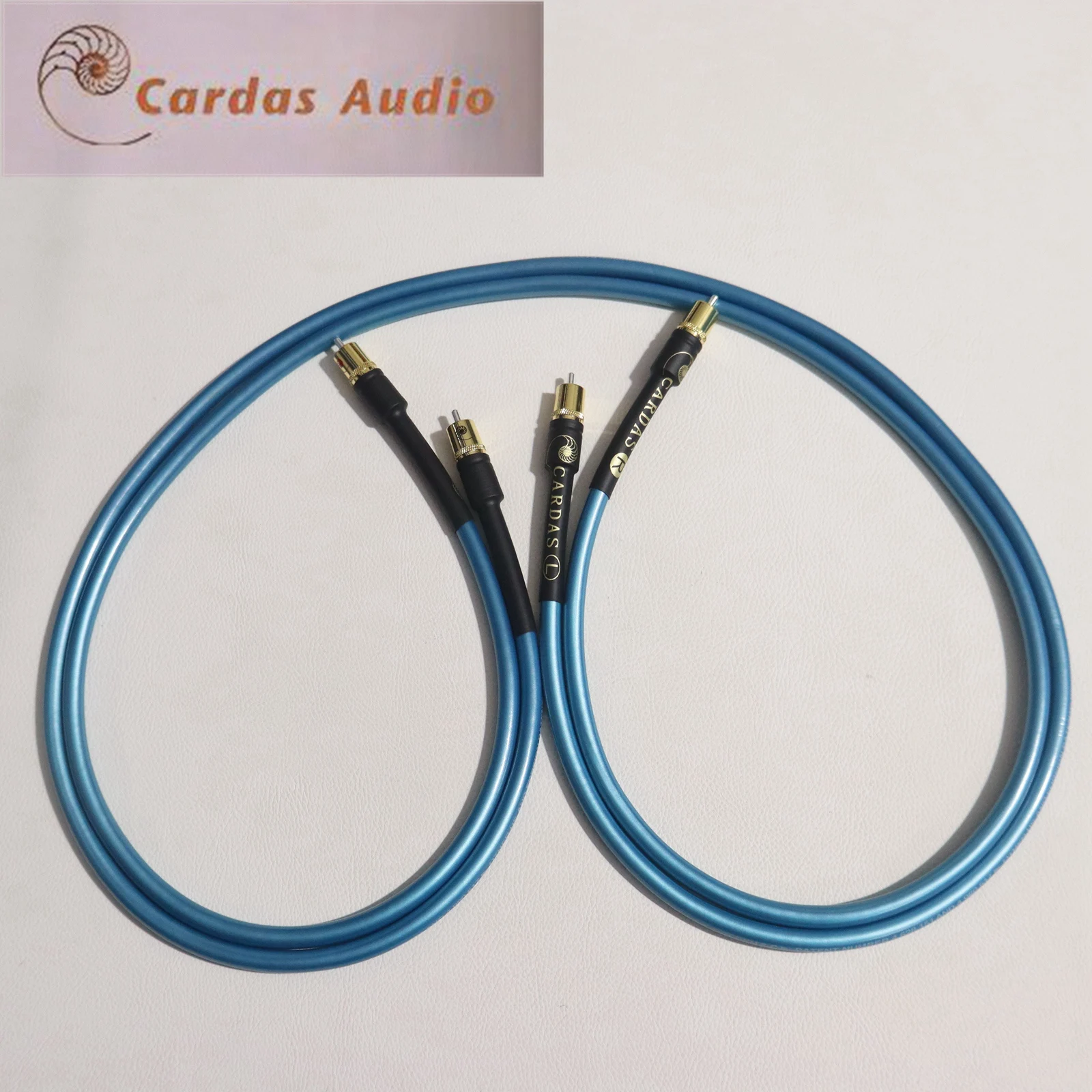 1pair High Fidelity CARDAS Original flagship HEXLINK Golden Ratio 5-C Audiophile audio CD amplifier RCA cable made in USA