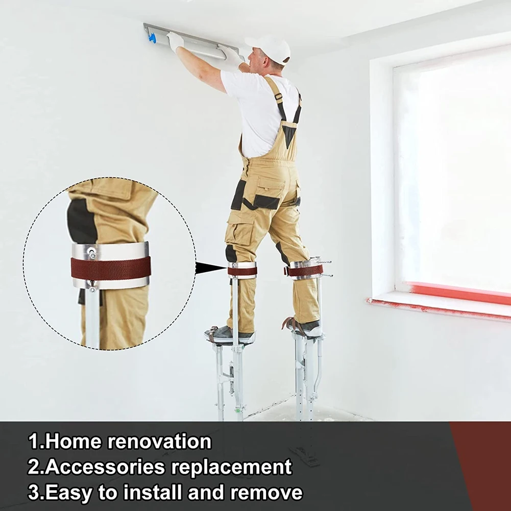 Aug. Drywall Stilt Replacement Parts Accessories Stilts Comfort Straps Kit For Home Improvements Drywall Stilt Leg Cuffs Leg Ban
