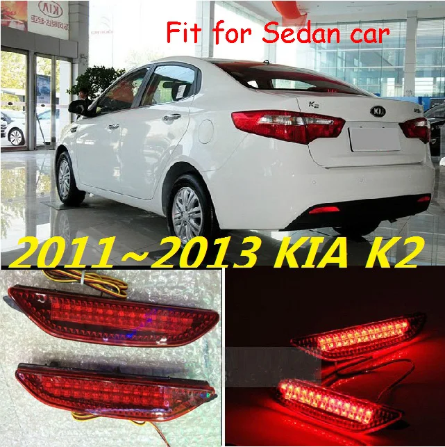 Sedan car use,KlA K2 rear light;2011~2013,LED,free ship!Sportage,soul,spectora,k5,K 2 K3 K4,K7,sorento,kx5,ceed;K2 fog light;Rio