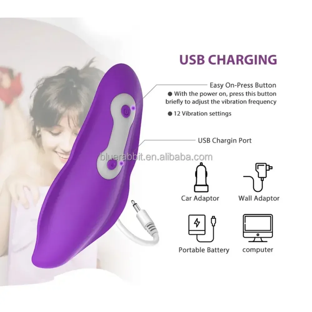 Remote Control Portable Invisible Vibrating Panty Wholesale Clitoris Vibrators Butterfly Panties Vibrators for Women - Image 5