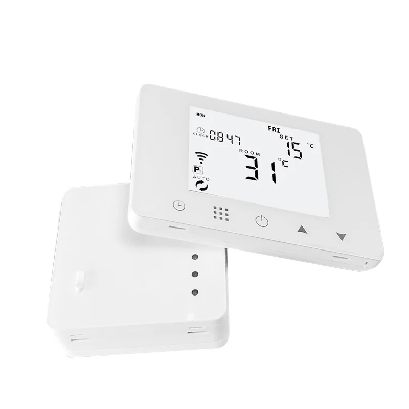 

WiFi Intelligent Thermostat Temperature Controller for Water/Electric Floor Heating/Gas Boiler(EU Plug)