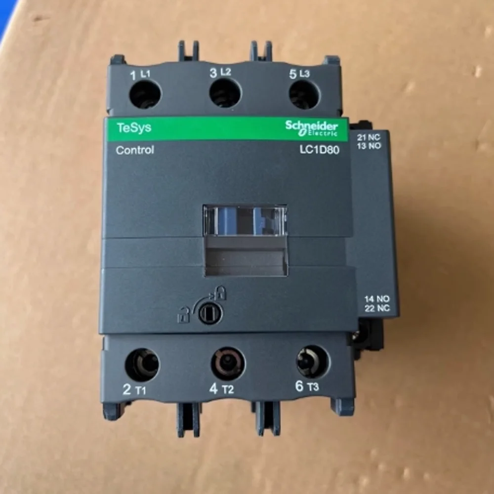 Original Schneider Electric 3P AC 220V 230V Power Contactor 110V LC1D80M7C 80 Amps 380V DC24V Modular House Connector Three Pole