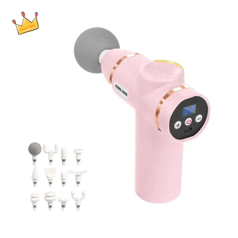 

USB Charging Electric Scalp Massager 32 Speeds 12 Massage Heads Muscle Relaxation Tool Strong Vibration Percussion Massage